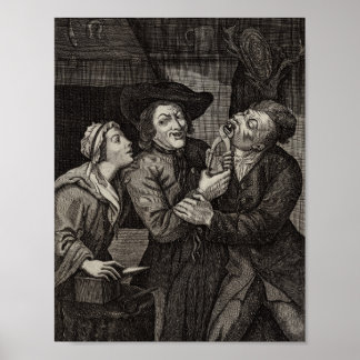 Funny Dentist Office Antique Tandvård Poster