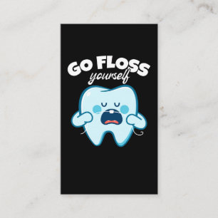 Funny Dentist Orthodontist Dental Assistant Visitkort