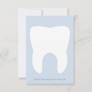 Funny Dentist Tooth Platt anteckningskort
