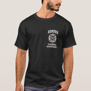 Funny DENVER FIREWORK DEPT 4:e juli Colorado Safet T Shirt
