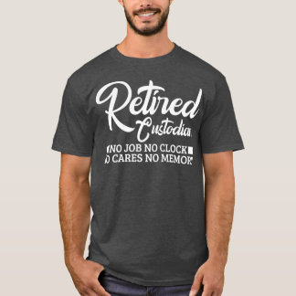 Funny Depodian Pension Gift Retrött Design T Shirt