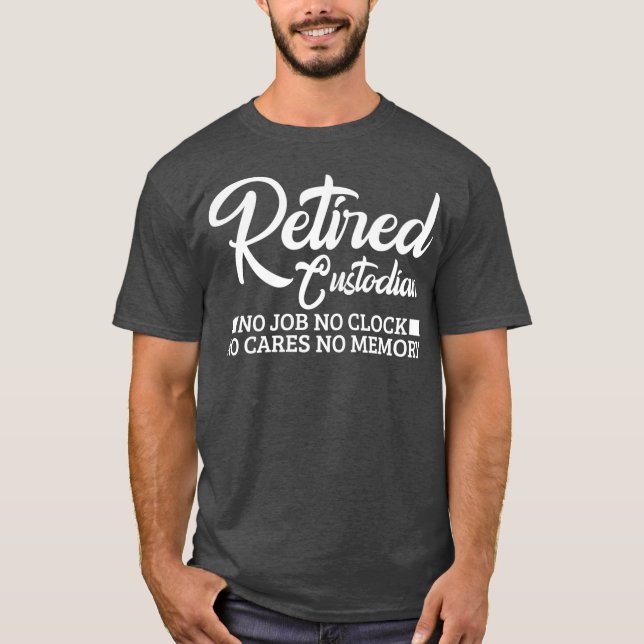 Funny Depodian Pension Gift Retrött Design T Shirt (Framsida)