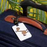Funny Derpy Horse Silly Brown Stallion Bagagebricka<br><div class="desc">Spot your bags instantly at the airport with these funny horse luggage tags. Featuring a hilarious wide eyed brown pony cartoon, these durable travel tags make your suitcase stand out from the crowd. A practical and silly gift for equestrians on the move or horse lovers headed on vacation, these whimsical...</div>