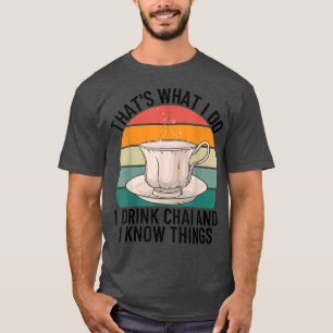 Funny Desi Tea Pakistani Indian Hindi Chai Älskare T Shirt