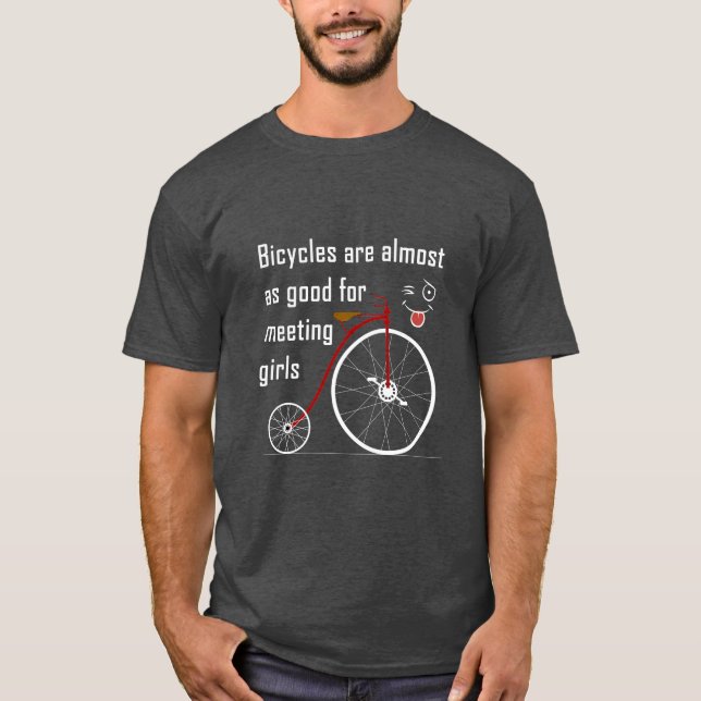 Funny design, for bike lovers t shirt (Framsida)