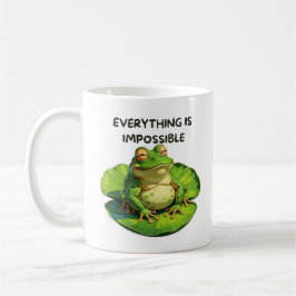 Funny Design for Humor Lovers and Overthinkers Kaffemugg