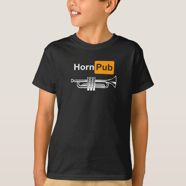Funny Design for Trumpet Players, Jazz Fans T Shirt (Framsida)