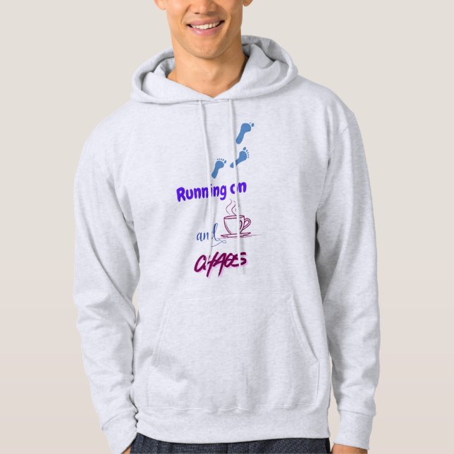 Funny Design on Chai and Chaos Hoodie (Framsida)