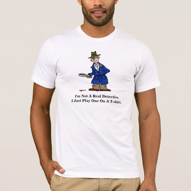 Funny Detektiv T-shirt (Framsida)