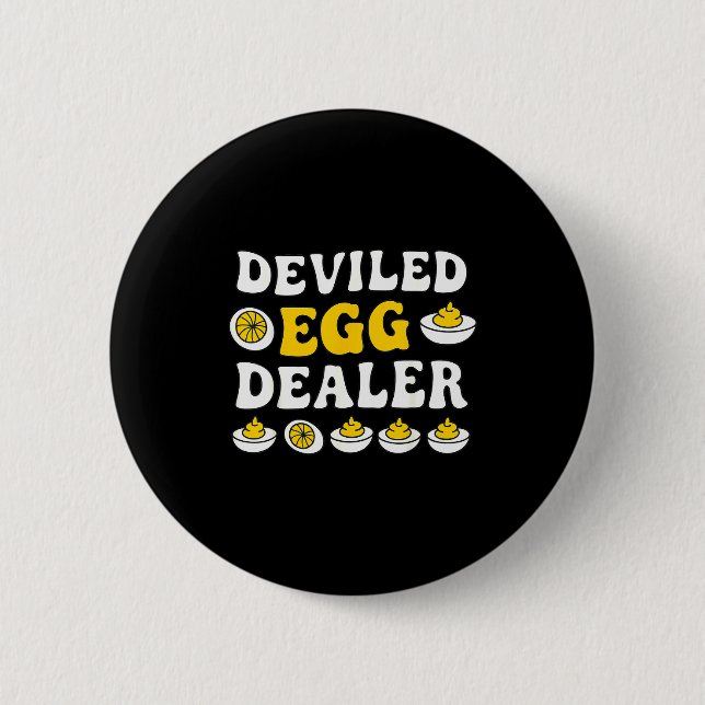 Funny Deviled Egg Er Thanksgiving  Knapp (Framsida)