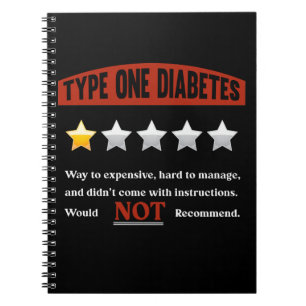 Funny Diabetes Joke Diabetic Humor Anteckningsbok