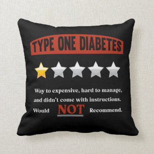 Funny Diabetes Joke Diabetic Humor Kudde