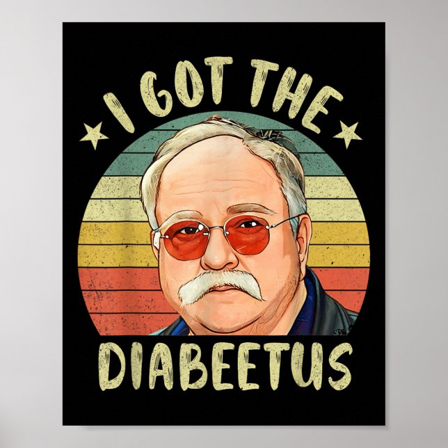 Funny diabetesdiabetes Typ 1 2 Medvetenhet Pankrea Poster (Framsidan)