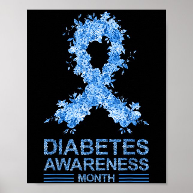 Funny diabetesmedvetenhet Typ 1 2 Pankrea Poster (Framsidan)