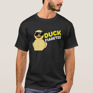 Funny Diabetic Humor Shirt - Anka Fiabetes, typ 1 T