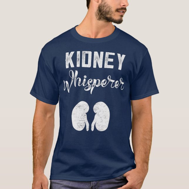 Funny Dialys Patientpresenter Kidney Whisperer T Shirt (Framsida)