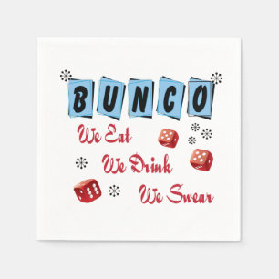 Funny Dice Bunco Pappersservett