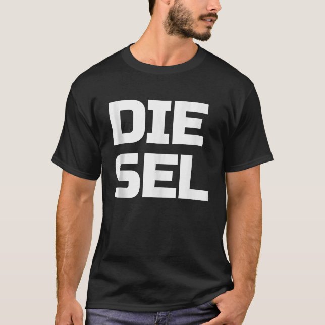 Funny Diesel Manar Diesel Power Mechanic Turbo Lif T Shirt (Framsida)