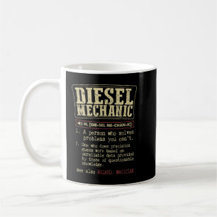 Funny Diesel Mechanic För manar Bigger Verktyg Kaffemugg
