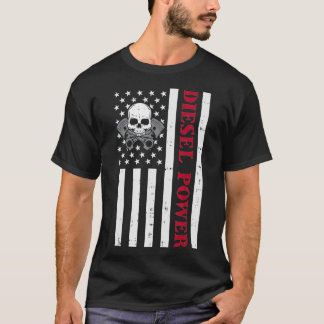 Funny Diesel Mechanic Motorcle American Diesel P T Shirt