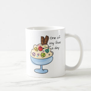Funny Diet Quote Ice Cream Sundae Kaffemugg