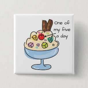 Funny Diet Quote Ice Cream Sundae Knapp