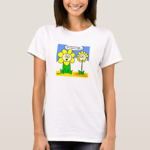 Funny Dieting Flower Tecknad Dam T-Shirt