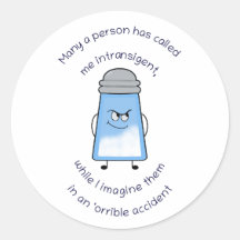 Funny Dikt Salty Couplet Stick "'Orrible Accident"