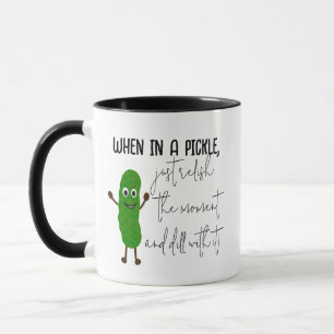 Funny Dill citerar Ord Plays Slogan Inspirational Mugg