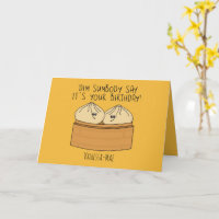 Funny Dim Sum Foodie Birthday Food Pun
