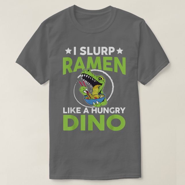 Funny Dino Ramen - Ramen 338 T Shirt (Design framsida)