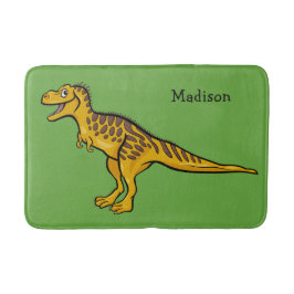 Funny Dinosaur-anpassad beteckning och färg-badmat Badrumsmatta