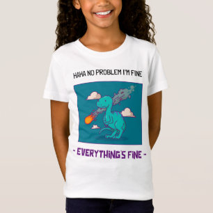 Funny Dinosaur Asteroid Allting Bra T Shirt