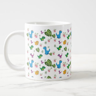 Funny Dinosaur löv Jumbo Mugg