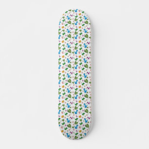 Funny Dinosaur, löv Mini Skateboard Bräda 18,5 Cm