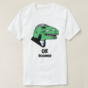 Funny Dinosaur OK Boomer T Shirt