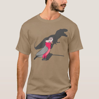 Funny Dinosaur shadow Tre rosebreasted Galah T Shirt