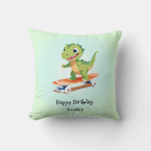 Funny dinosaur Skateboard Födelsedagsfest boys