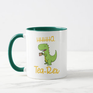 Funny Dinosaur Tea Rex Tyrannosaurus Birthday Mugg