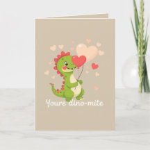 Funny Dinosaur Valentines day