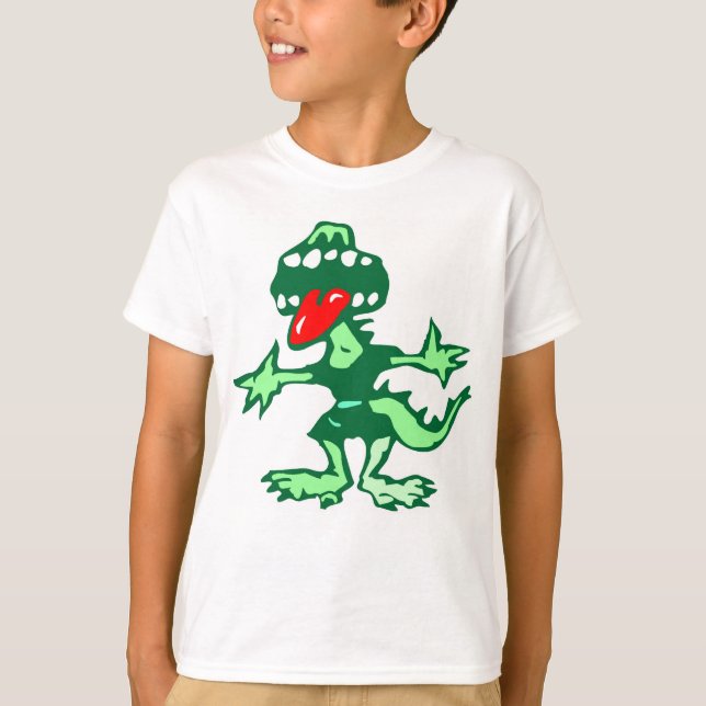 Funny Dinosaurer T Shirt (Framsida)
