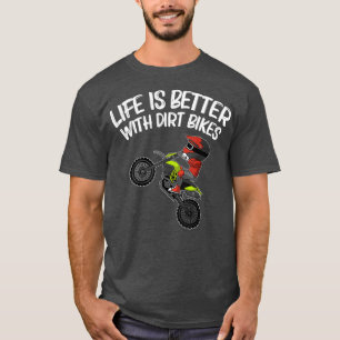 Funny Dirt Bike Gift Manar Women Motocross Rider T Shirt