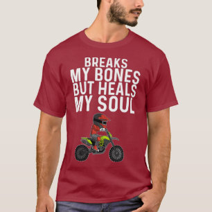 Funny Dirt Bike Gift Manar Women Motocross Rider T Shirt