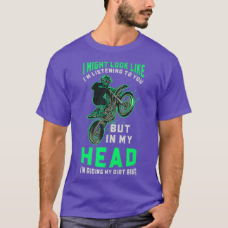 Funny Dirt Bike Rider M Motocross Premium T Shirt