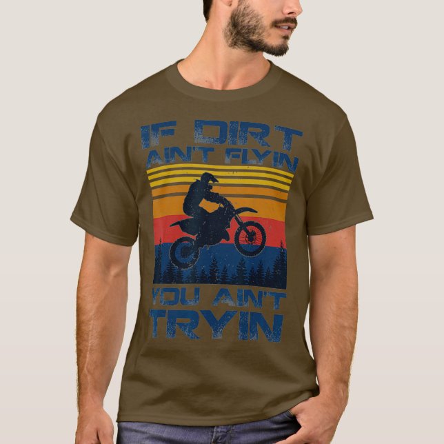 Funny Dirt Bike Rider Tees Gift Supercross MX T Shirt (Framsida)