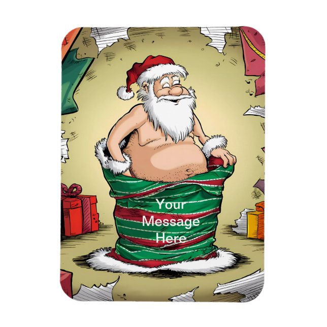 Funny Dirty julsamling Magnet (Vertikal)