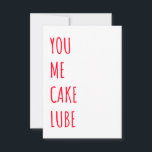 Funny Dirty Naughty Birthday Card Tack Kort<br><div class="desc">Om du är tittar för roliga födelsedagspresseidéer, så kommer du säkert att kärlek detta roliga födelsedagskort med ett stygt citat. Det här födelsedagskortet kan vara en gåva till honom, till pojkar, för manar, till fästman, till pojkvän, till make, till fru, till make, till make, till henne, till flickor, till kvinnor,...</div>