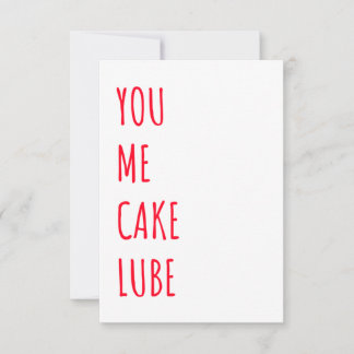 Funny Dirty Naughty Birthday Card Tack Kort