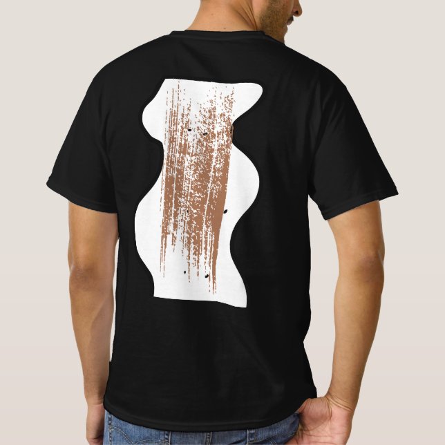 Funny Dirty Toilet Papper T Shirt (Baksida)