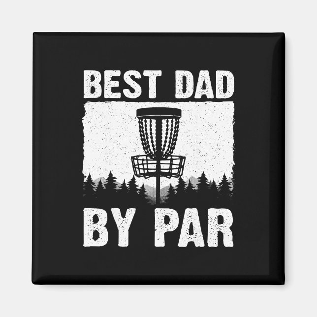 Funny Disc Golf Art For Men Dad Disc Golf Player D Magnet (Framsidan)